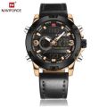 NAVIFORCE Men`s Multifunctional Watch with Gold Trim with Box