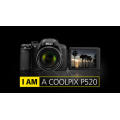 Nikon COOLPIX P520 18.1 MP CMOS Digital Camera with 42x Zoom Lens and Full HD 1080p Video (Black)