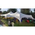 100% Water Proof Stretch Polyester Decor Tent - No Poles - 5m x 10m - With Design if Required