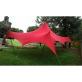 100% Water Proof Stretch Polyester Decor Tent - 5mx5m - Design, Poles + Binding Optional