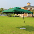 100% WATERPROOF RETRACTABLE 2.2m×2.2m Steel Base Iron Outdoor Umbrella - 11 Colors Available