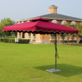 100% WATERPROOF RETRACTABLE 2.2m×2.2m Steel Base Iron Outdoor Umbrella - 11 Colors Available