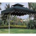 100% WATERPROOF RETRACTABLE 2.2m×2.2m Steel Base Iron Outdoor Umbrella - 10 Colors Available