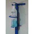 Custom Made Foot Operated Wall Mounted Sanitizer Stand - STICKERS INCLUDED - Available in 11 Colors