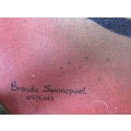 TWO PAINTINGS BY BRENDA SWANEPOEL