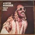 STEVIE WONDER - THAT GIRL 45RPM RECORD