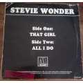 STEVIE WONDER - THAT GIRL 45RPM RECORD