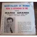 MARIO GRANDI - Signed - 45RPM RECORD
