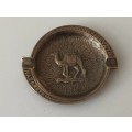 Vintage Rare Brass Ashtray.  Nazareth. Made in Israel. Diameter 9cm.