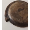 Vintage Rare Brass Ashtray.  Nazareth. Made in Israel. Diameter 9cm.