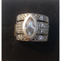 Sterling Silver Ring. 9.32g.Size L.