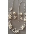 Exquisite Bridal Necklace and Earring set.