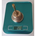 Brass Table Bell. The bell is ~10.5cm in height It weighs 200g.