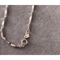 Sterling Silver Curb Chain. 4.9g. 55cm.