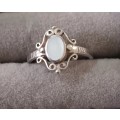 Sterling Silver Vintage Ring. 2.5g. Size Q 1/2.