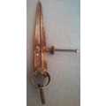 Vintage Moore and Wright Sheffield England Spring Arm Compass Divider. Length 20cm.