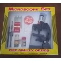 VINTAGE MINI MICROSCOPE SET . DISSECTING. 11 PIECE. VERY GOOD CONDITION.