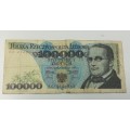 1990 100000 Polish Zlotych