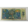 20 Korun Czechoslovakian bank note.