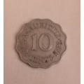 10 Cents Mauritius 1975