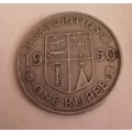 1 Rupee Mauritius 1950