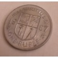 1 Rupee Mauritius 1987