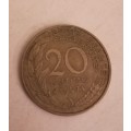 20 Cents Republic of France 1967