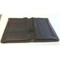 Vintage Genuine Leather Zipper Folder. Length 28cm. Width 20.5cm.
