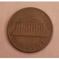 1978 US One Cent Lincoln Memorial