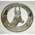 South African Cadettes Cap Badge `Union is Strength`