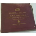 ***RARE **VINTAGE GILBERT AND SULLIVAN H.M.S. PINAFORE. GRAMAPHONE SPEED 78. 9 RECORDS.