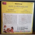 Alice In Wonderland 33 1/2 RPM Record with 24 Page Book.