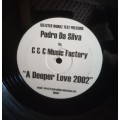 PEDRO DA SILVA VS. C & C MUSIC FACTORY `A DEEPER LOVE 2002` TEST PRESSING LP VINYL