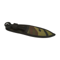 Fixed Blade Throwing Knife Set with Camo Sheath