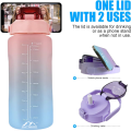 OutGear 2L Motivational Water Bottle - Pink