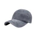 Washed Cotton New Yorker Baseball Cap - Grey