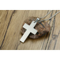 Stainless steel  cross pendant & chain