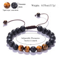 Lava and Tiger eye stone beads bracelet