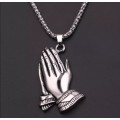 Praying Pendant and Necklace