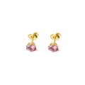 4mm Zirconia Crystals Stud Earrings