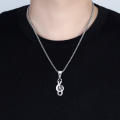 Stainless Steel Music Symbol  Pendant & Necklace