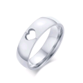 Stainless Steel  Heart Ring
