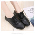 Women`s Leather Lace Up Casual Shoes