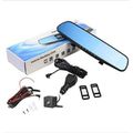 Rearview Mirror Dual Channel DVR Camera Recorder Dash Cam