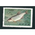North Korea Fish Stamps x5