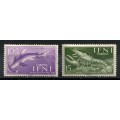 1954 Stamp Day - Marine Life Ifni Coreos spain full set