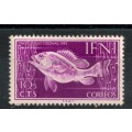 1954 Stamp Day - Marine Life Ifni Coreos spain full set