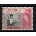 Dominica 1954 Queen Elizabeth