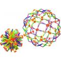 Expanding Ball Toy Multiple Color Sphere Rainbow Ring Stretch Expanding Ball