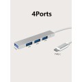 Type C to USB Adapter 4 Port hub